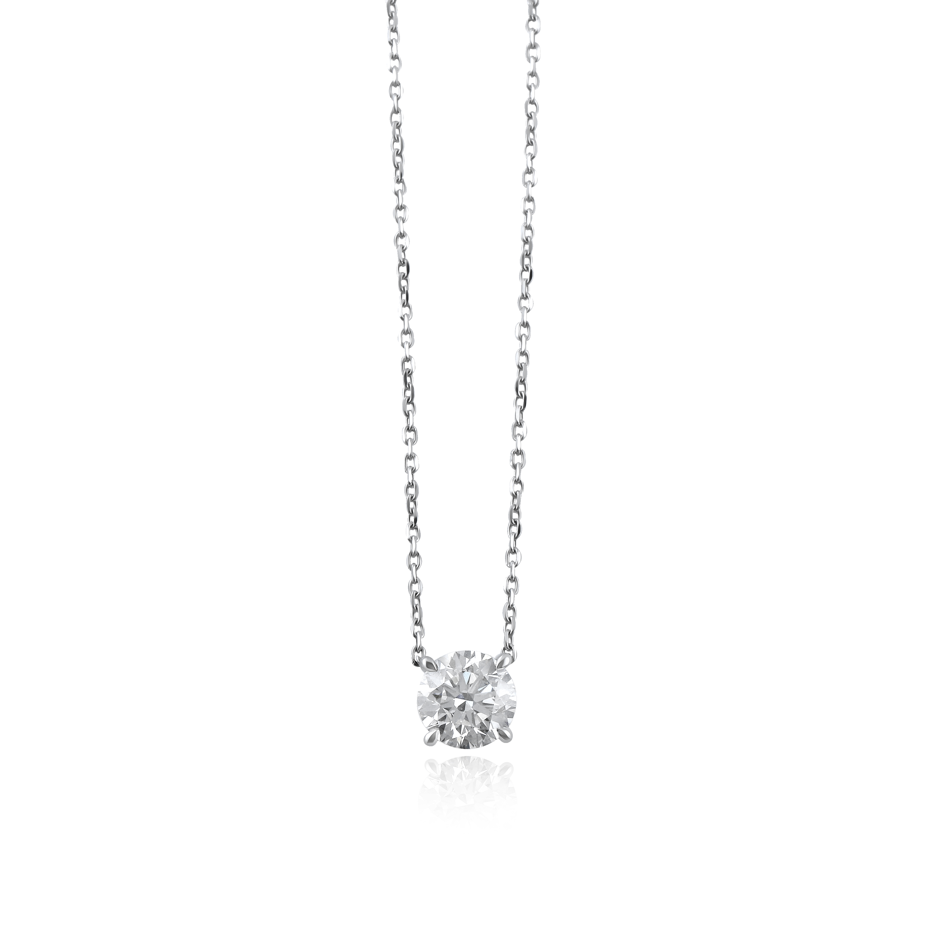 1.50ct Round Brilliant Lab Diamond Necklace